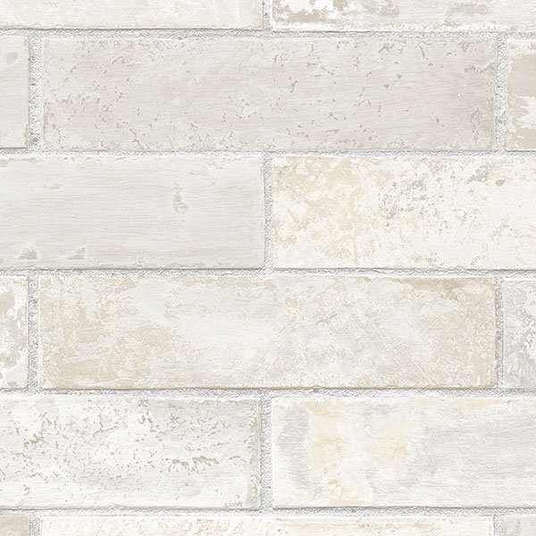 Gracie Oaks Brimmer 32.7� x 20.5" Brick Wallpaper